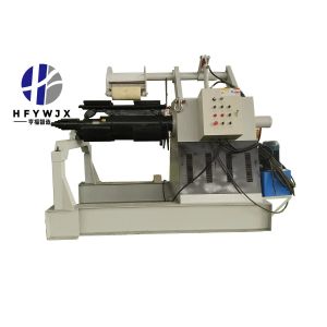 6 Ton Electric Full Automatic Uncoiler Machine With PLC Control System And Hydraulic Pressure For Metal Coil Processing