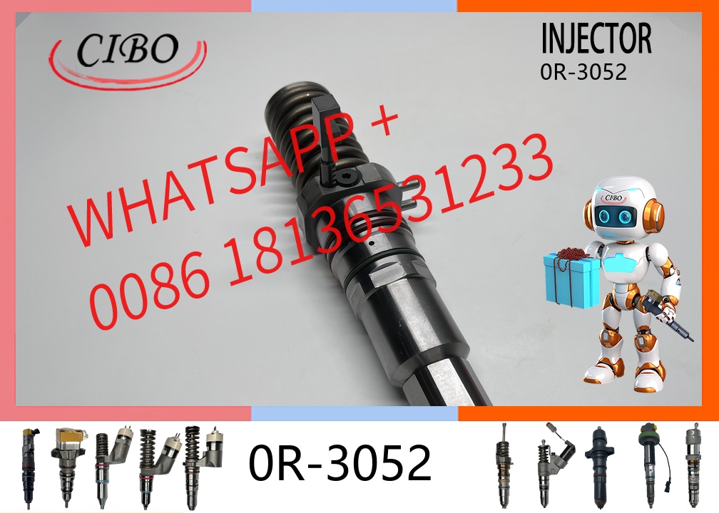 original 0R-3052 Common Rail Fuel Injector for 3508 3512 3516 Diesel Engine 7E6408 7E-6408 0R3052 Excavator 777B 785 789 Fuel Injection Parts original new injector