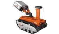 Robot à télécommande de lutte contre l'incendie de robot de délivrance du feu avec l'arme à feu multiple moyenne de mousse