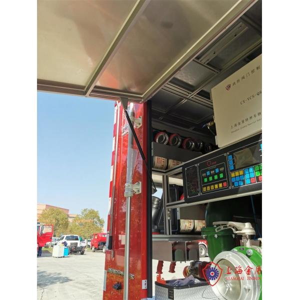 Light-duty 3500 Liters Tank Foam Fire Truck with Two Row Six Seats Cabin