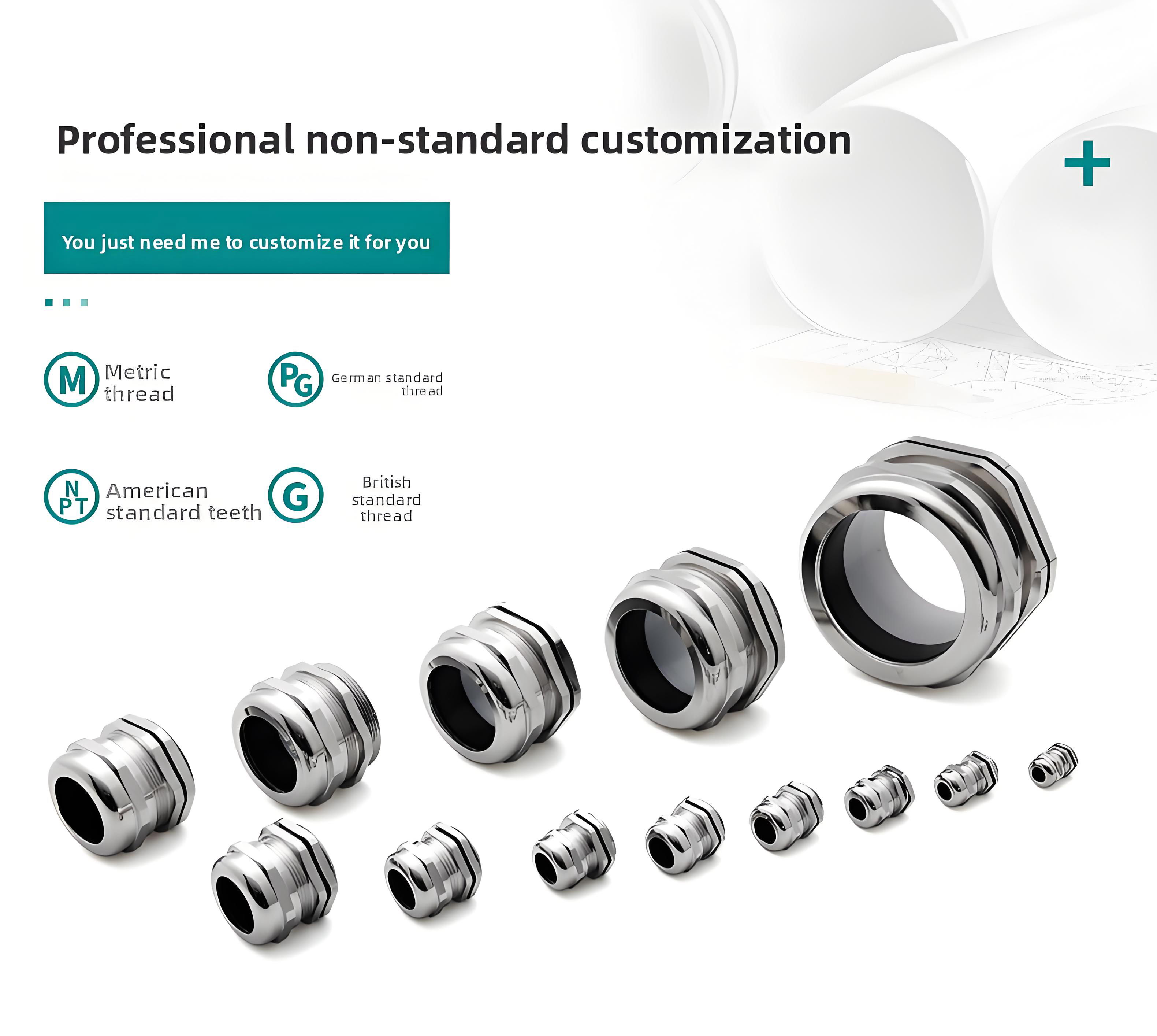 IP68 PG48 Nylon Cable Gland