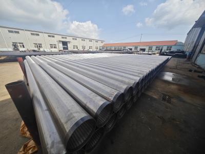 15% Open Area Wedge Wire Screen for Corn Syrup Processing 2.2mm Wire Diameter