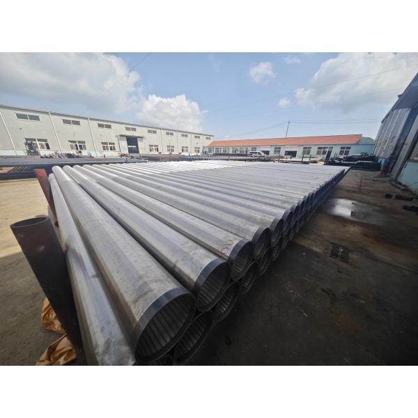 15% Open Area Wedge Wire Screen for Corn Syrup Processing 2.2mm Wire Diameter