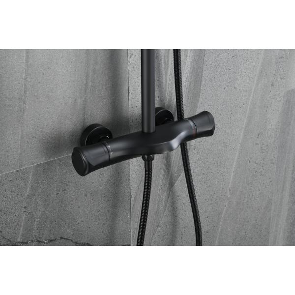 Single Hole Bathroom Hot and Cold Mixer Shower Set with Deck Mounted Installation