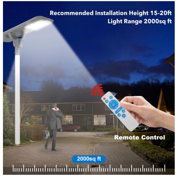 Outdoor Road Lighting Ip66 Waterproof StreetLight 400w 600w 800w 1000w 1200w Integrated All in One Led Solar Street Light