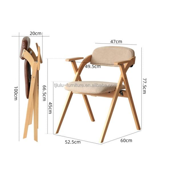 Modern Dining Room Chair Natural Solid Wooden Chairs For Restaurant General Home Furniture