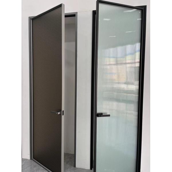Heavy Duty Energy Efficient Aluminum Swing Door with Safety Glass and 10 Years Warranty