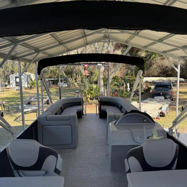 6.4m Small Fishing Pontoon Boat 7-9 People With Regular Type And Sports Type