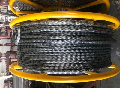 corda de fio de aço de torção de 18mm anti para a linha aérea empacotada amarração de dois condutores