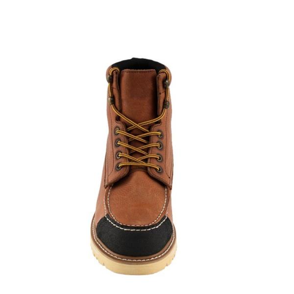 Botas de couro genuínas do trabalho