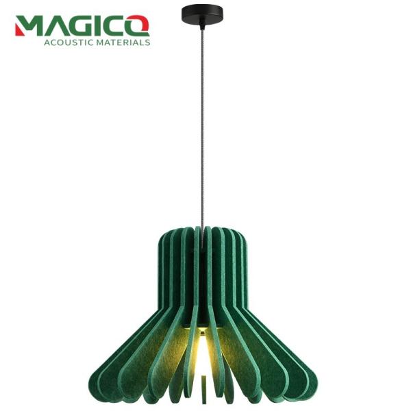 New Sound Absorbing Felt Lampshade Three Layer Design Commercial Pendent Light PET Felt Lampshade