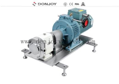 Donjoy Rotary Lobe Pump With 3 Leave Rotors  For Chocolate Transfer