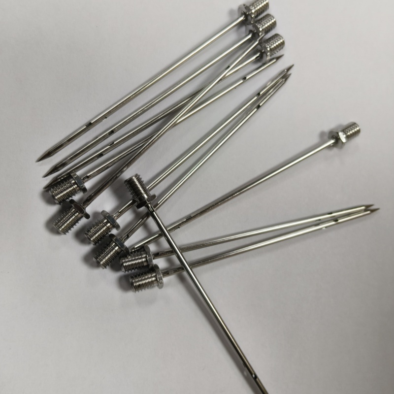 Double Layer Tubular Stainless Steel Needle With M6 Thread