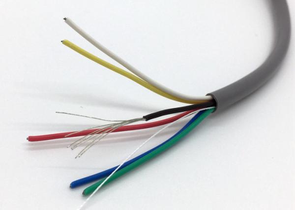 O alarme branco personalizado da segurança do PVC cabografa o ² que de 0.2mm o poder de cobre puro limitou o fio