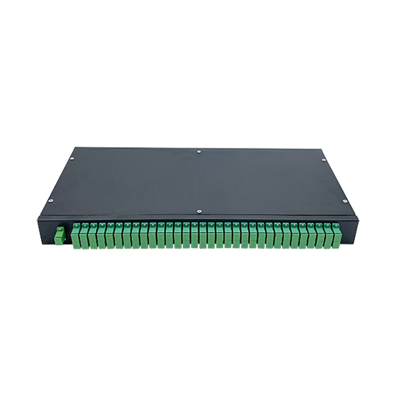 1U 19 соединитель SC APC Splitter 1x64 PLC оптического волокна держателя шкафа дюйма