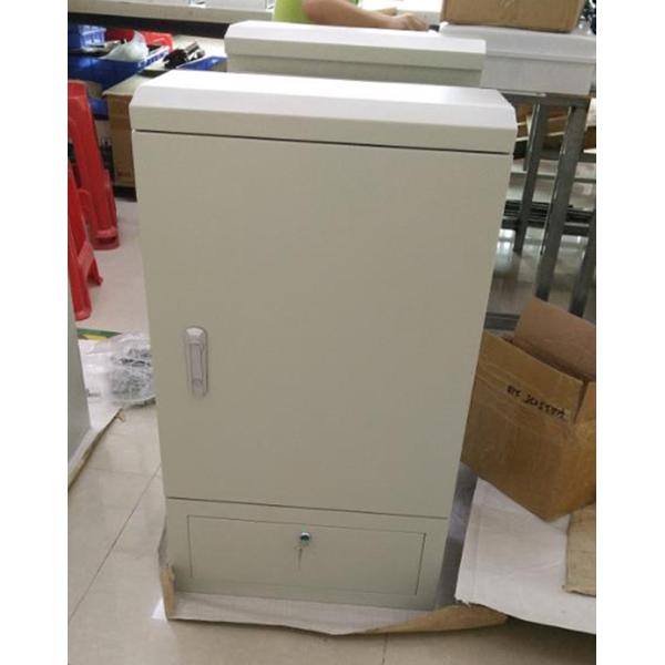 Os adaptadores transversais óticos do SC do armário da conexão das fibras de FDH 144 laminam o aço IP65