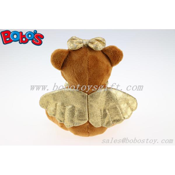 Wholesale Price Brown Plush Angel Bear Gift For Valentines Day