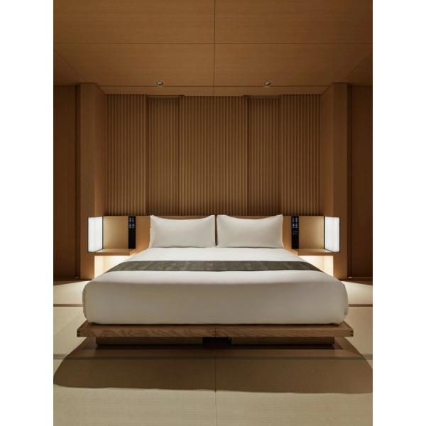 Modern Interior Star Hotel Logs Custom Solid Wood Furniture