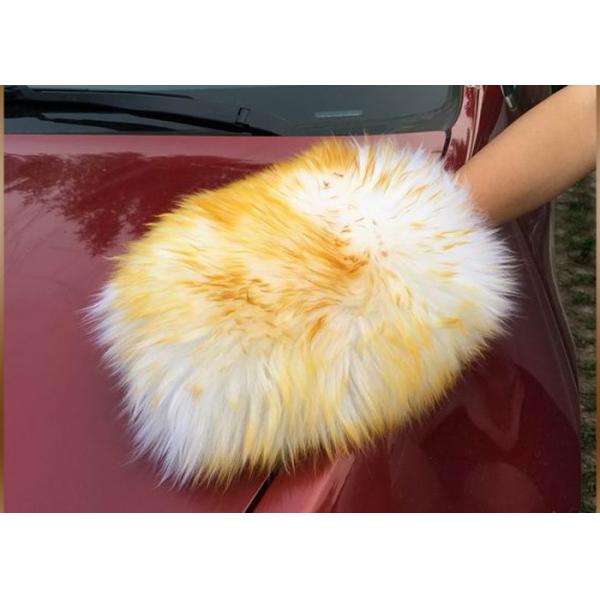 Перчатка мойки овчины ягнится овчина Мерино перчатки мойки шерстей неподдельная