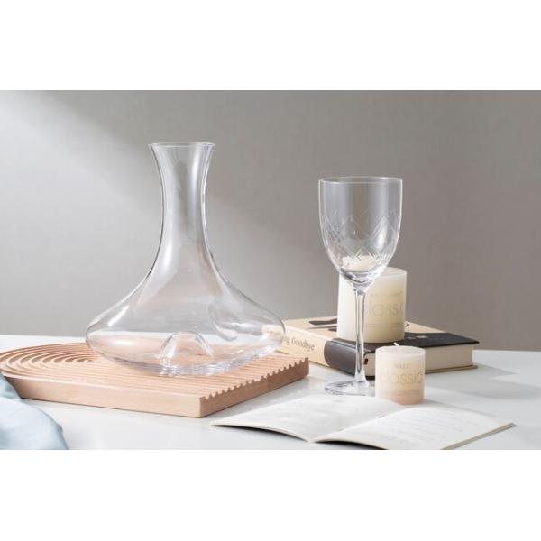 2000ml Modern Wine Decanters 70oz Hand Blown Glass Decanter Lead Free