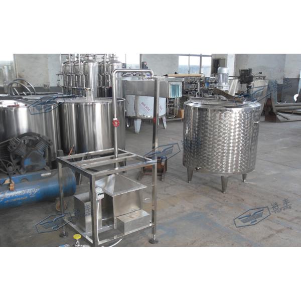 Auto Fruit Juice Processing Equipment 200L Solid Sugar Melting Pot Double Layer