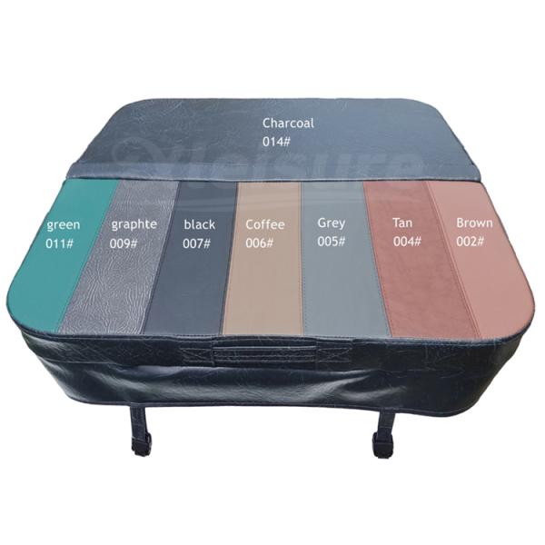 Внешними трудными пластиковыми крышка спа джакузи сплющенная крышками предотвращает потерю тепла