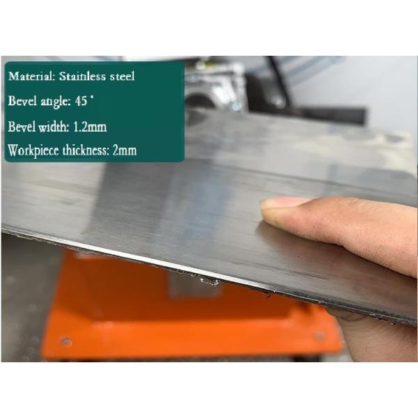 1400r/Min CNC SS Plate Edge Milling Machine Cold Working