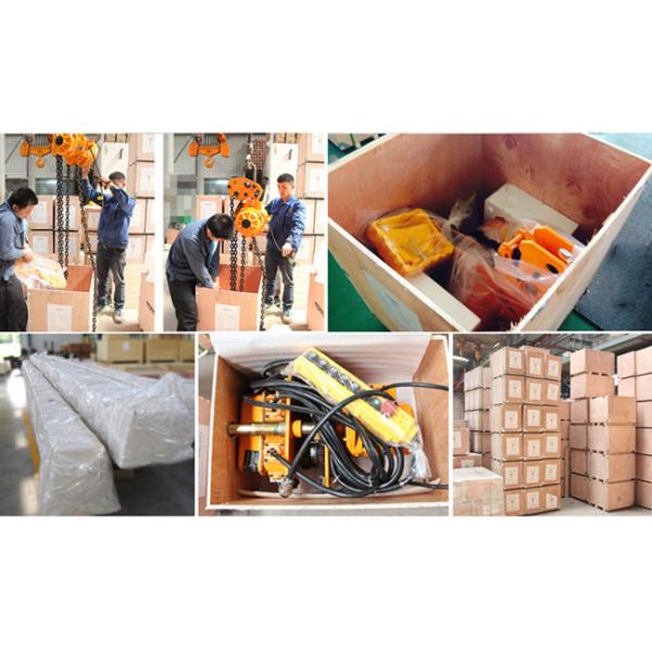 Участок 3 подъем цепного блока 3 тонн высокоскоростной электрический с вагонеткой