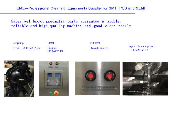 SMT Stainless steel template cleaning machine SME-750-A2  750mm*750mm*40mm*2pcs