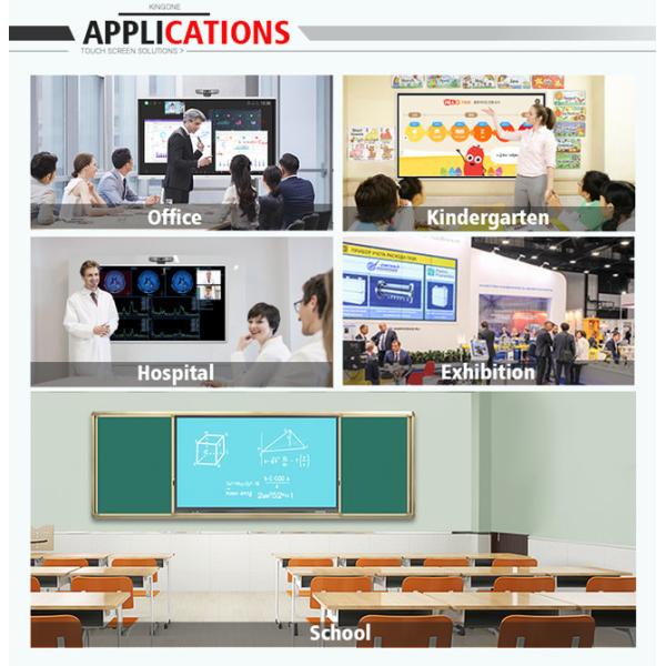 UHD 55 Inch Touch Screen Display Interactive Whiteboard Video Conferencing