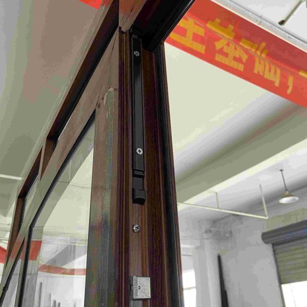 Puertas con bisagra de aluminio con arco de diseño francés