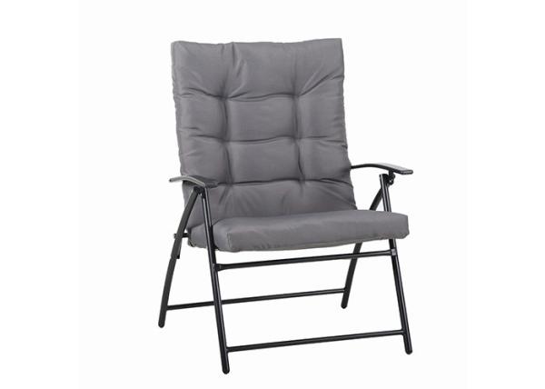 Multicolor Outdoor Padded Chair , Adjustable Height Camp Chair
