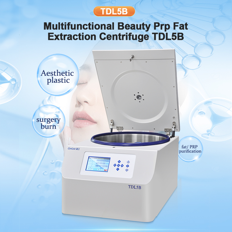 TDL5B Tabletop Low Speed Centrifuge Machine 5000rpm 4x50ml Horizontal Rotor Beauty Laboratory Centrifuge for Medical Use