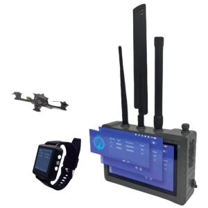 携帯型FPVのビデオ送信と傍受のためのドローン検出器 1kmの距離をサポートします