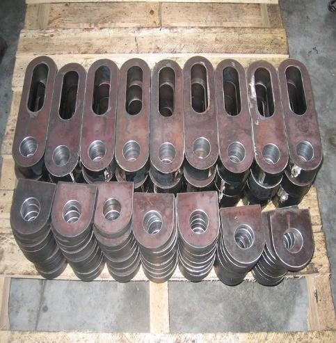 Custom Made High Tolerance Carbon Steel Stamping Exhaust Bracket for Motorcycle Parts