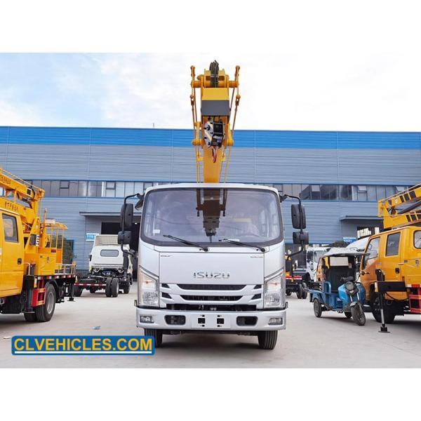 100P Crew Cab ISUZU Aerial Platform Truck 12m - 18m Diesel Fuel