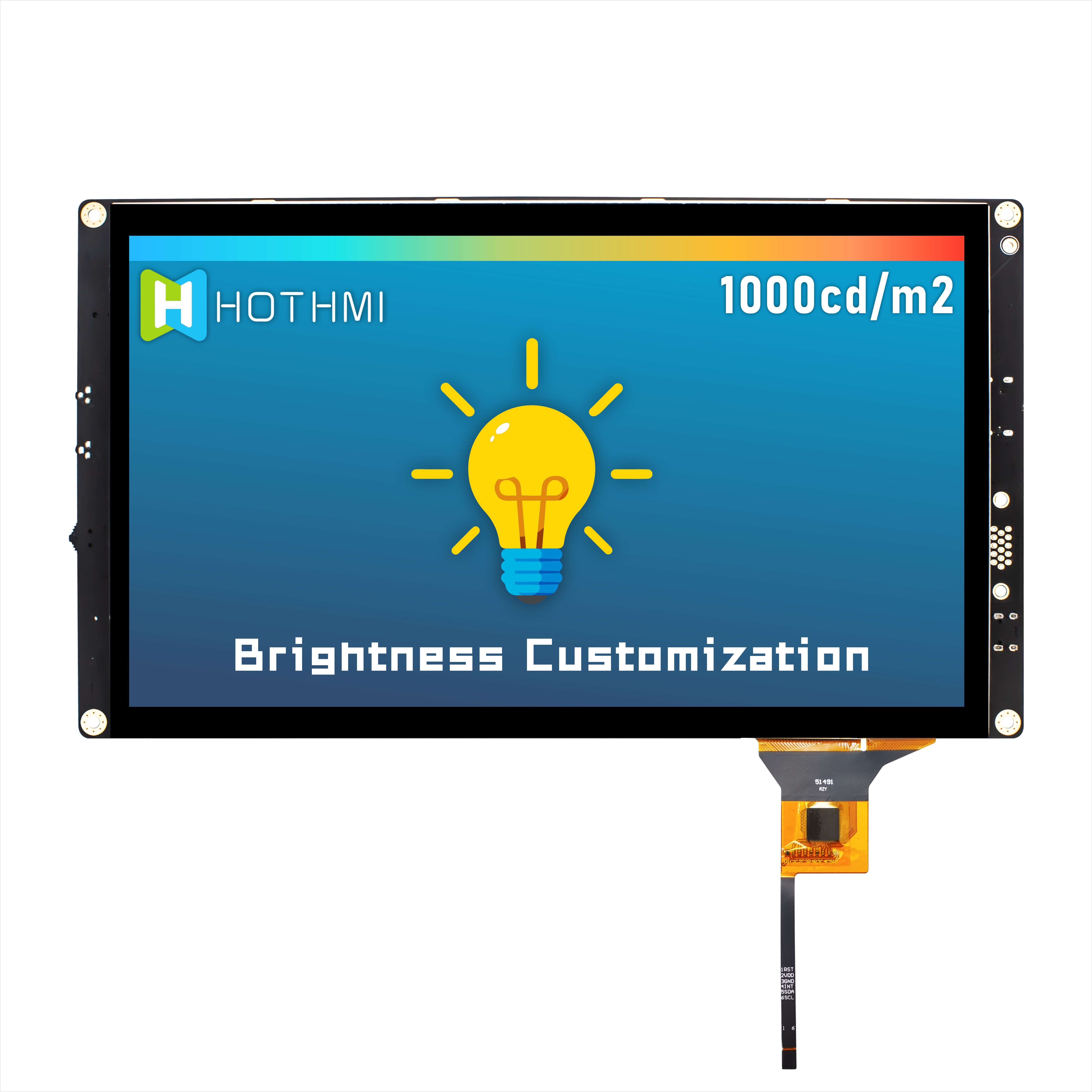 10.1 дюймовый HI IPS 1024x600 TFT LCD дисплей с емкостным сенсорным дисплеем с Raspberry Pi