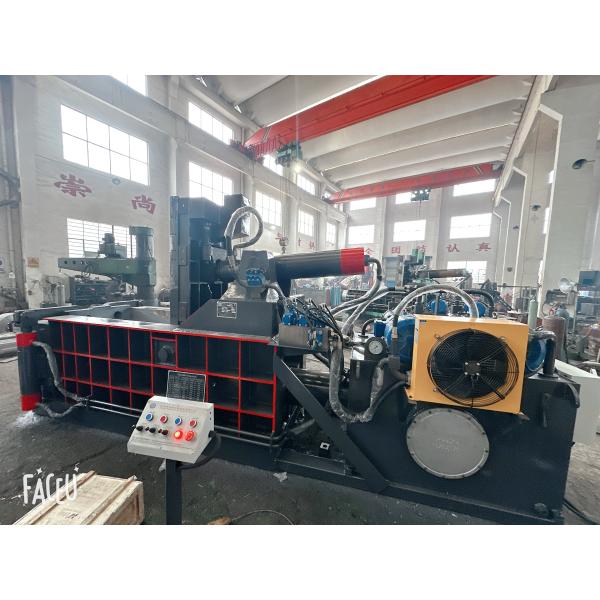 Prensa de embalaje de metal de chatarra hidráulica de 200T / máquina de embalaje de reciclaje de metales con control PLC