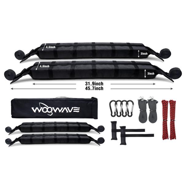 Portable Bag Included Woven Lable Logo Soft Kayak Roof Rack for All Cars