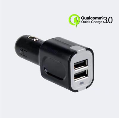 Double QC3.0 fast charging vehicle charging 5V3A 9V2A 12V1.5A dual USB vehicle charging