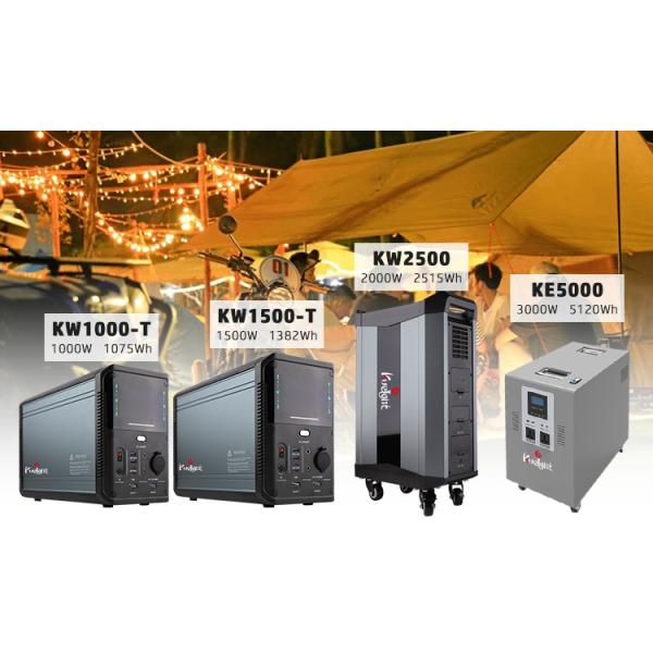 2000w Lithium Ion Phosphate Battery 2515Wh Lifepo4 Portable Energy Storage