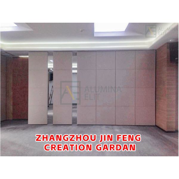 For commercial use：Wooden Operable Acoustic Partition Wall with Up to 18M Height and Q235 Steel Frame for Conference Halls（For commercial use）