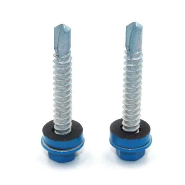 ZINC PLATED Custom Made Hex Washer Head Self-drilling Screw Galvanised Metal Hexagon