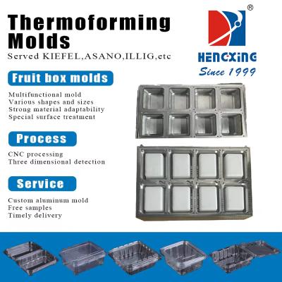 Fruits Box Molds Thermoforming  Mold  Aluminium Mould Precision Packaging