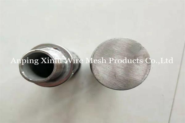 Threaded Stainless Steel Filter Screen DN 53mm x G 3/4 For Resin Trans