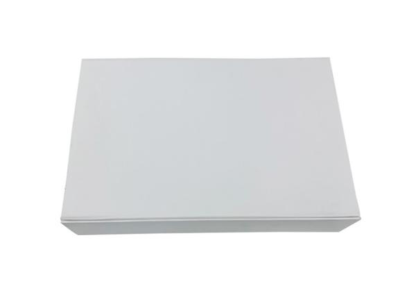 Flat Paper Folding Gift Box White Color For Apparel Bikini Beachwear Packing