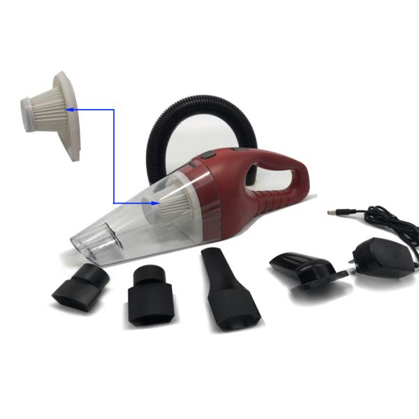 Красные пылесосы батареи ABS/щетки пылесоса 2 автомобиля внутренние