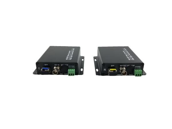 Broadcast AV Transmission Equipment with 1080P HD-SDI to fiber video transmitter receiver Support SMPTE-292M/SMPTE-259M