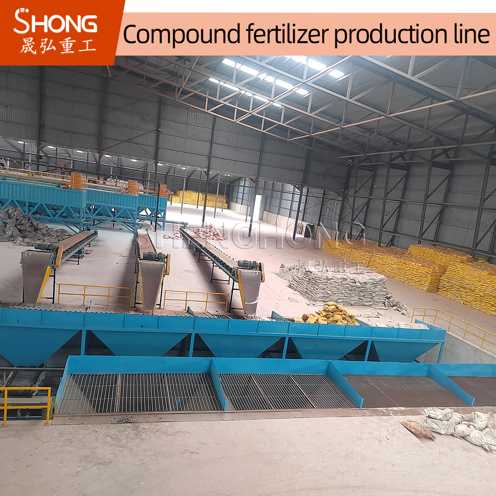 Dry Process NPK Fertilizer Production Line with 2mm Granular Size and Ammonium Nitrate