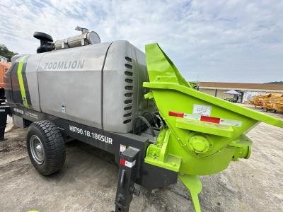 Used Zoomlion HBT9018 Concrete Line Pump – 2021 Model | 186kW Diesel | 200m Vertical Reach | 93 m³/H Output